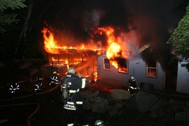 Old Crompond Rd Fire in July, 2007